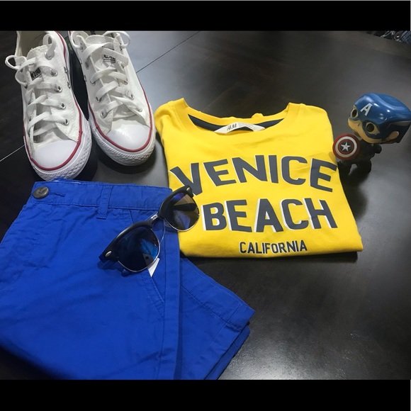 Bundle of 2 H&M T-shirt and Old Navy Shorts Boys - Picture 3 of 7